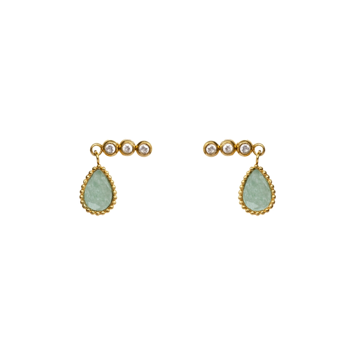 AEC Paris Earrings Roma Aventurine