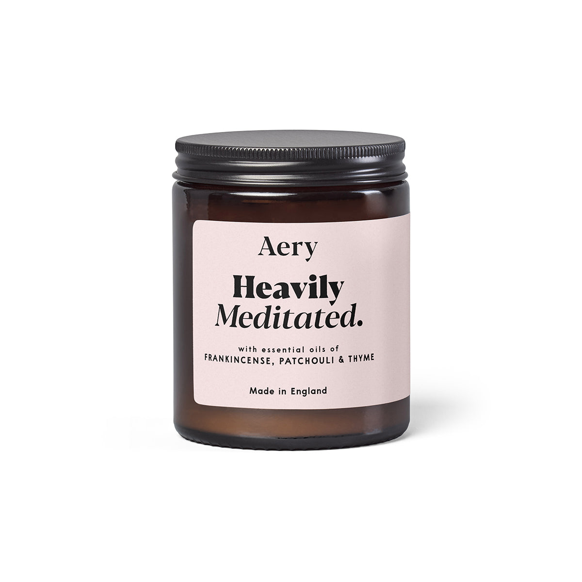 Aery Living Aromatherapy 140g Candle Jar Heavily Meditated