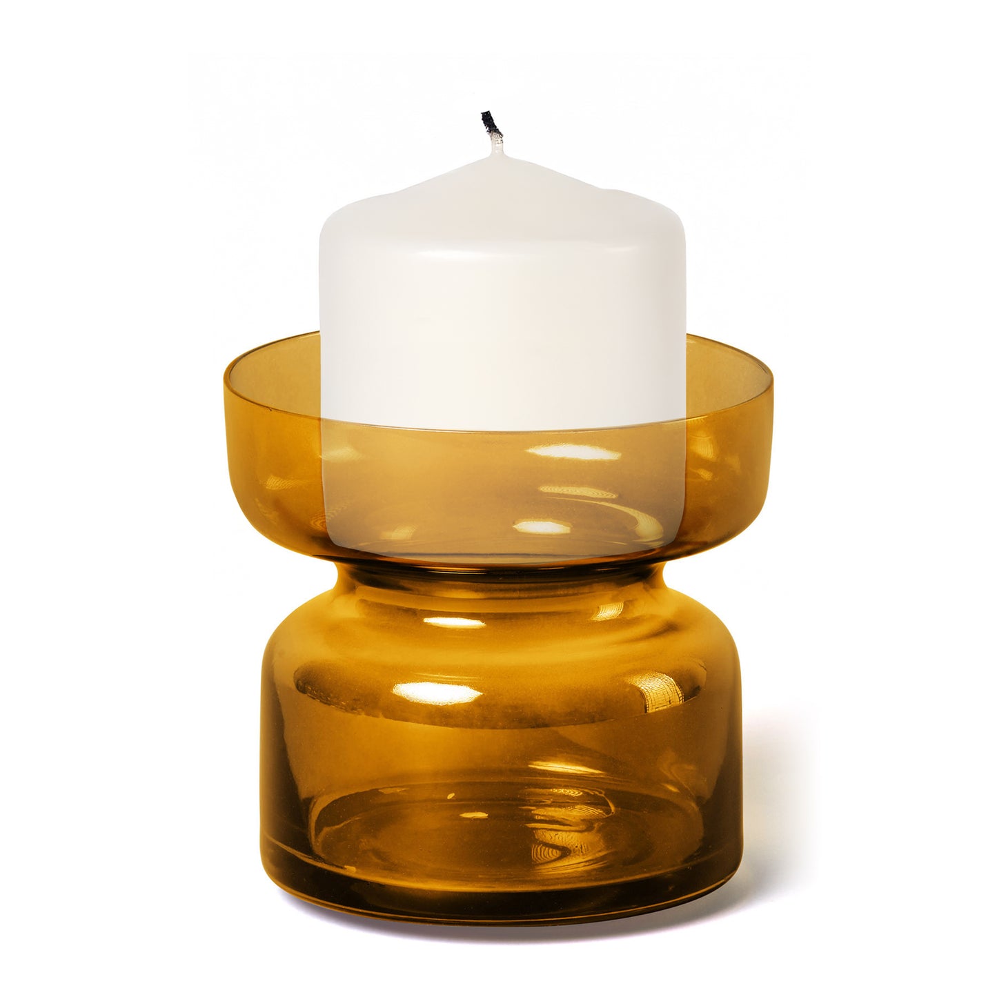 Aery Living Copenhagen Candle Holder Amber