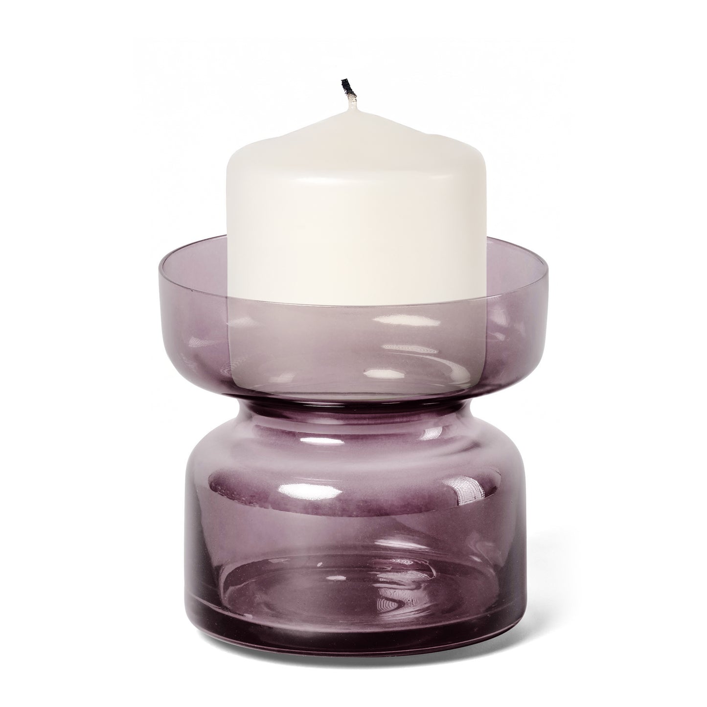 Aery Living Copenhagen Candle Holder Amethyst