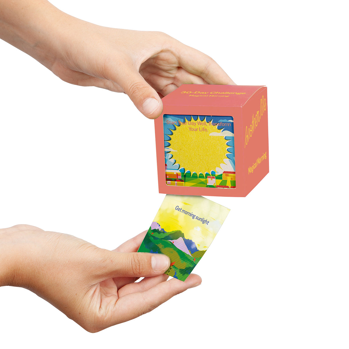 Another Me 30 Day Challenge Magical Morning Paper Activity Game Paper Activity Game