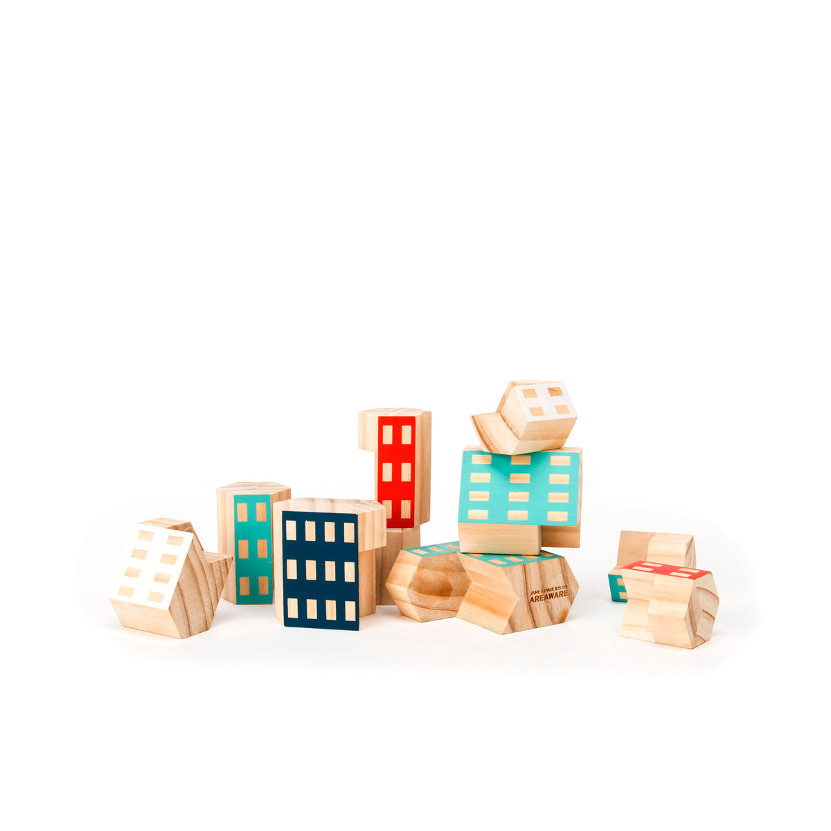 Areaware Blockitecture Habitat Classic Set Building Blocks Building Blocks