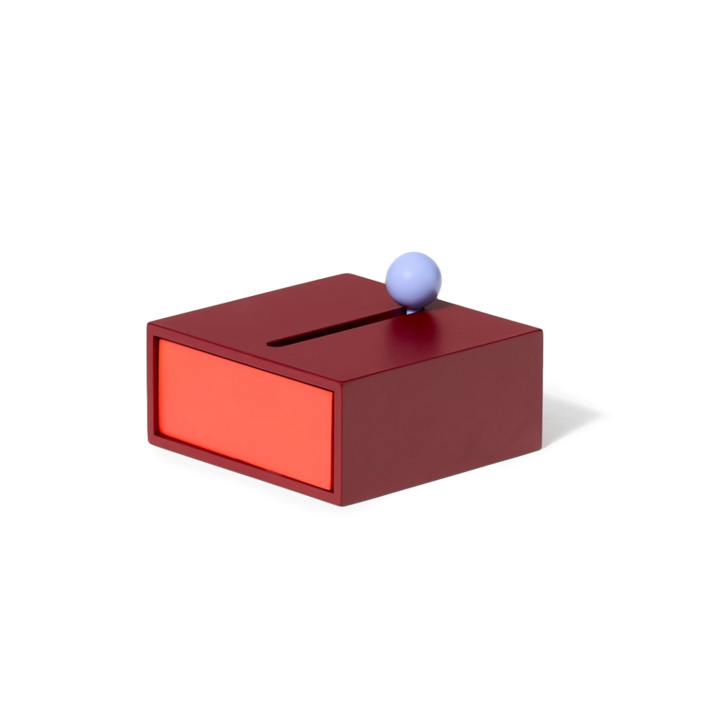 Areaware Cache Box Small Red Orange