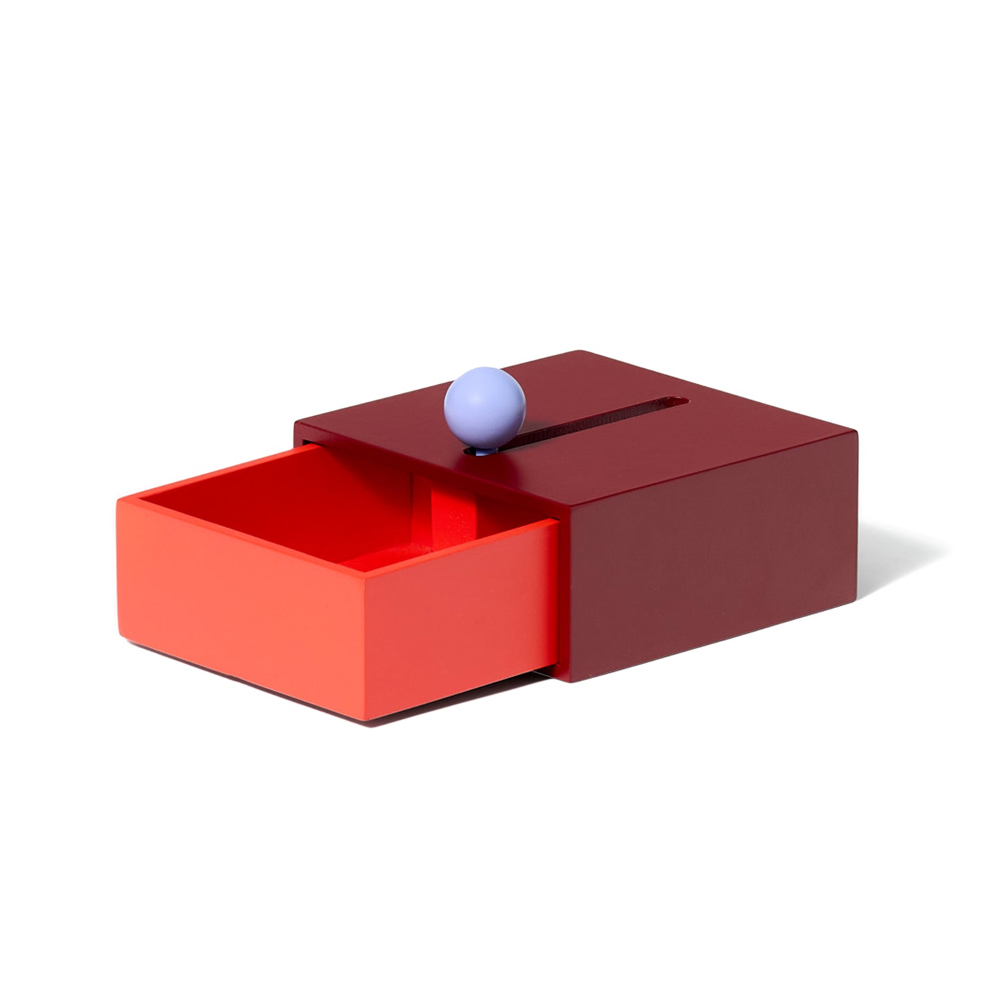 Areaware Cache Box Small Red Orange