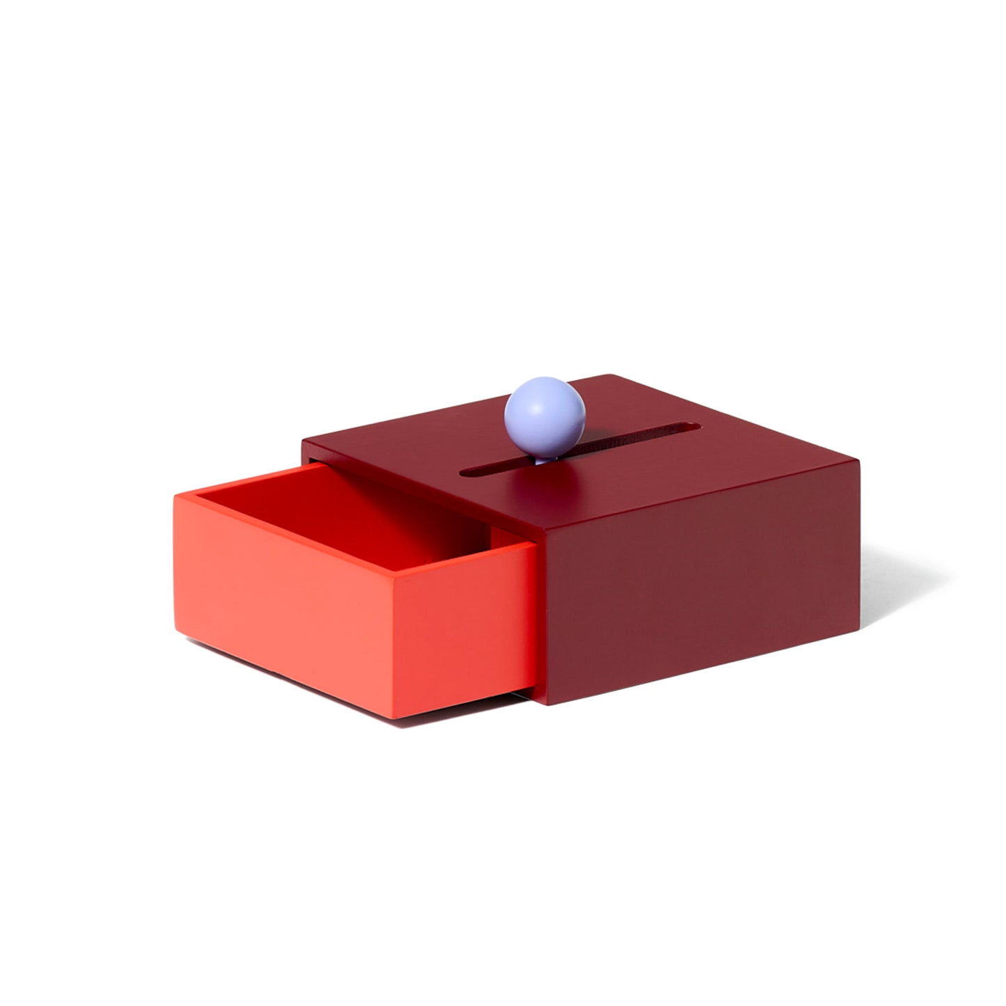 Areaware Cache Box Small Red Orange