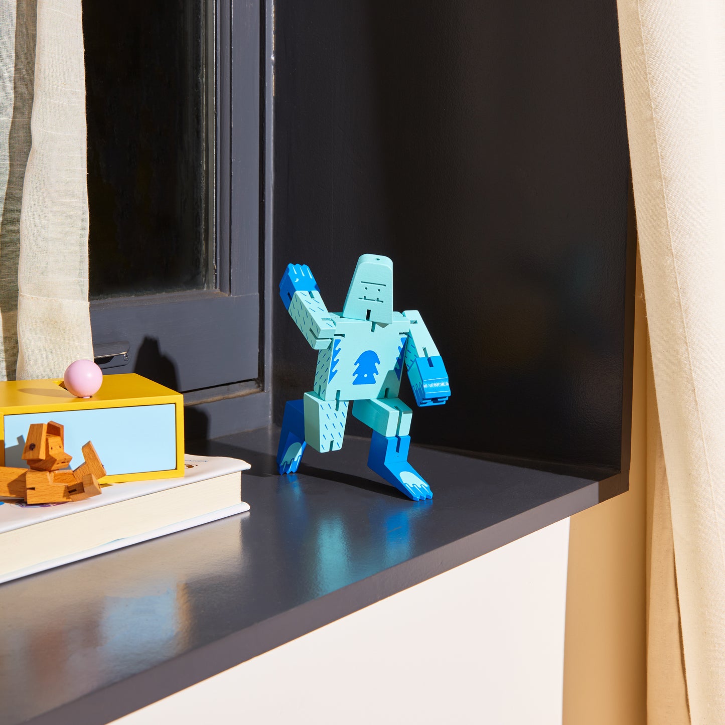 Areaware Cubebot Cryptoid Small Yeti Monster Toy Monster Toy