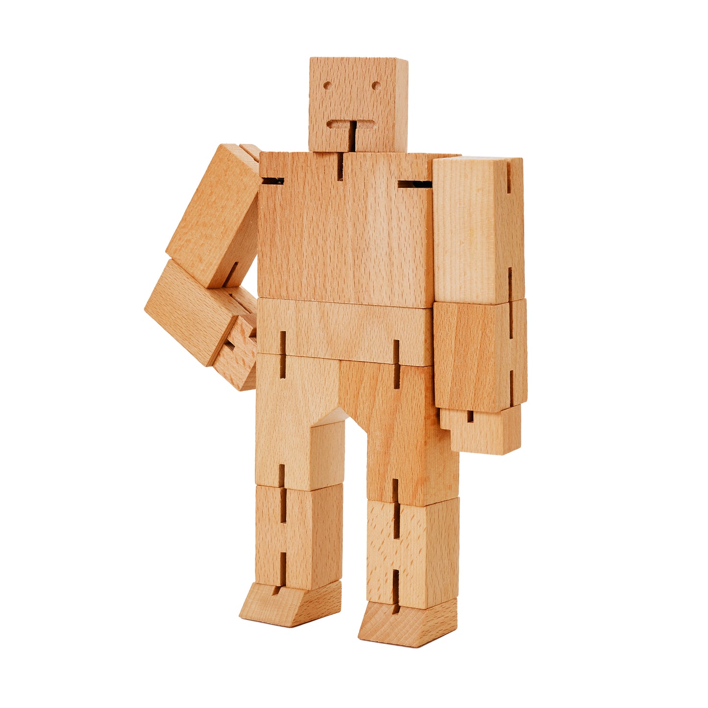 Areaware Cubebot Medium Natural Robot Toy Robot Toy
