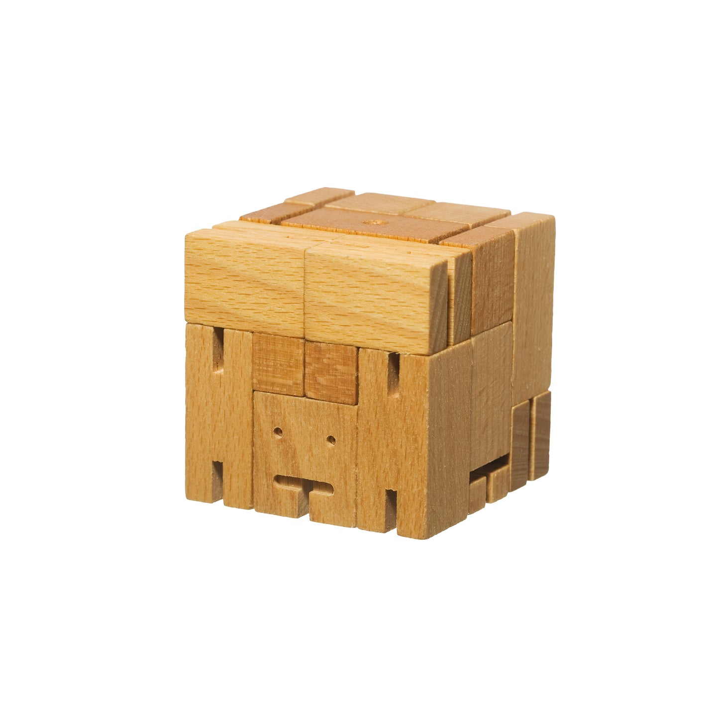 Areaware Cubebot Medium Natural Robot Toy Robot Toy