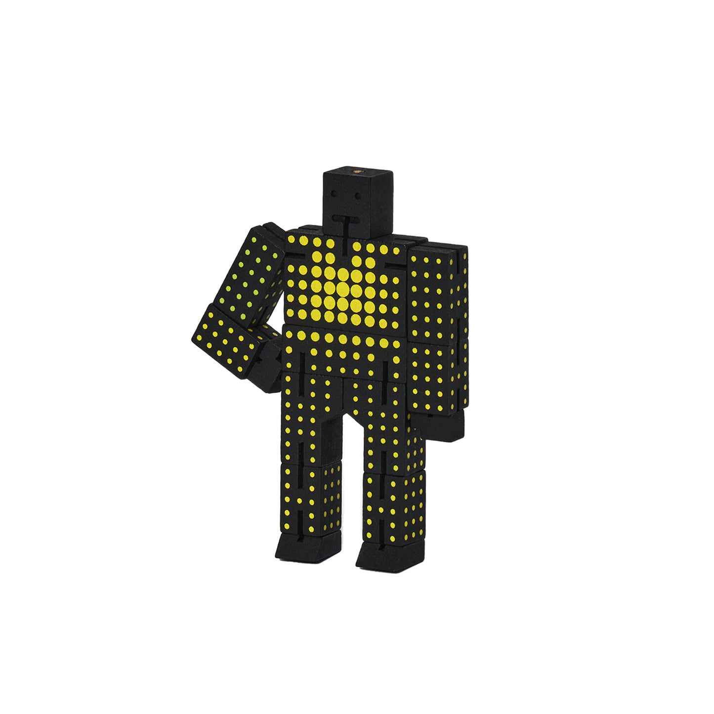 Areaware Cubebot Micro Dot Black Robot Toy Robot Toy