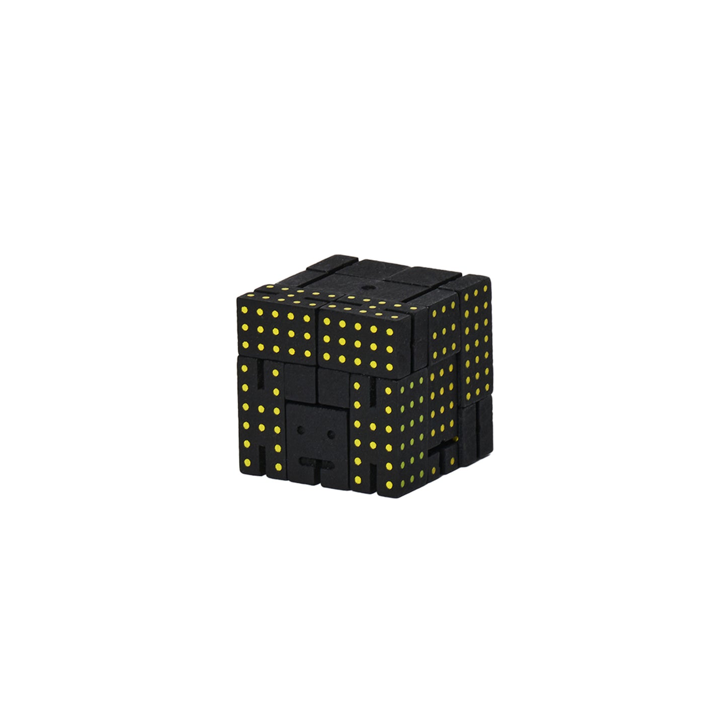 Areaware Cubebot Micro Dot Black Robot Toy Robot Toy