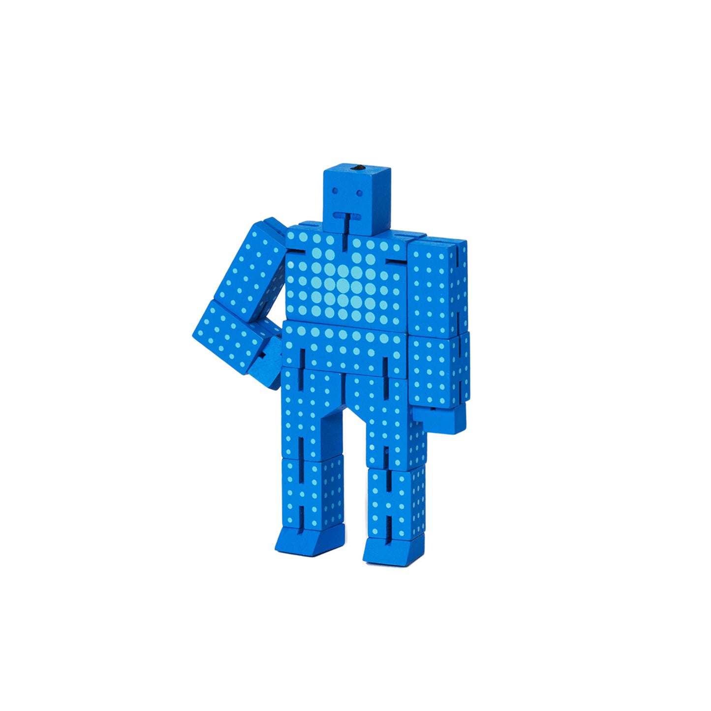 Areaware Cubebot Micro Dot Blue Robot Toy Robot Toy