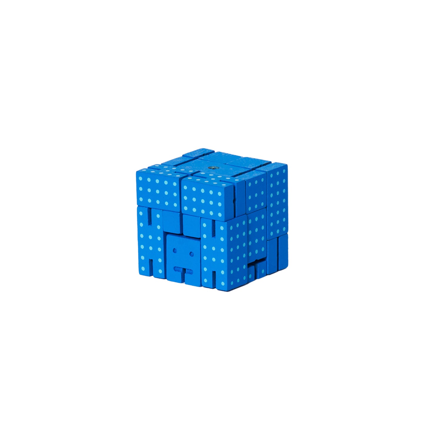 Areaware Cubebot Micro Dot Blue Robot Toy Robot Toy