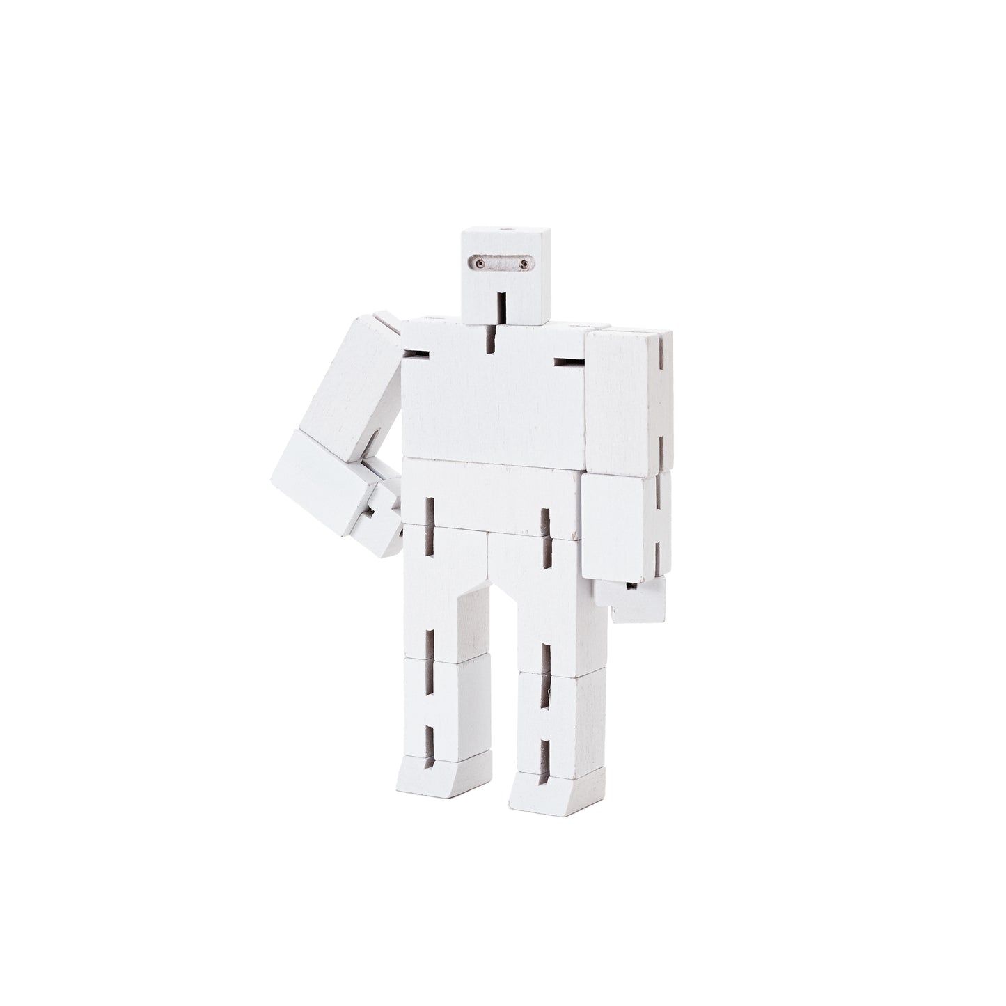 Areaware Cubebot Micro Ninja White Robot Toy Robot Toy