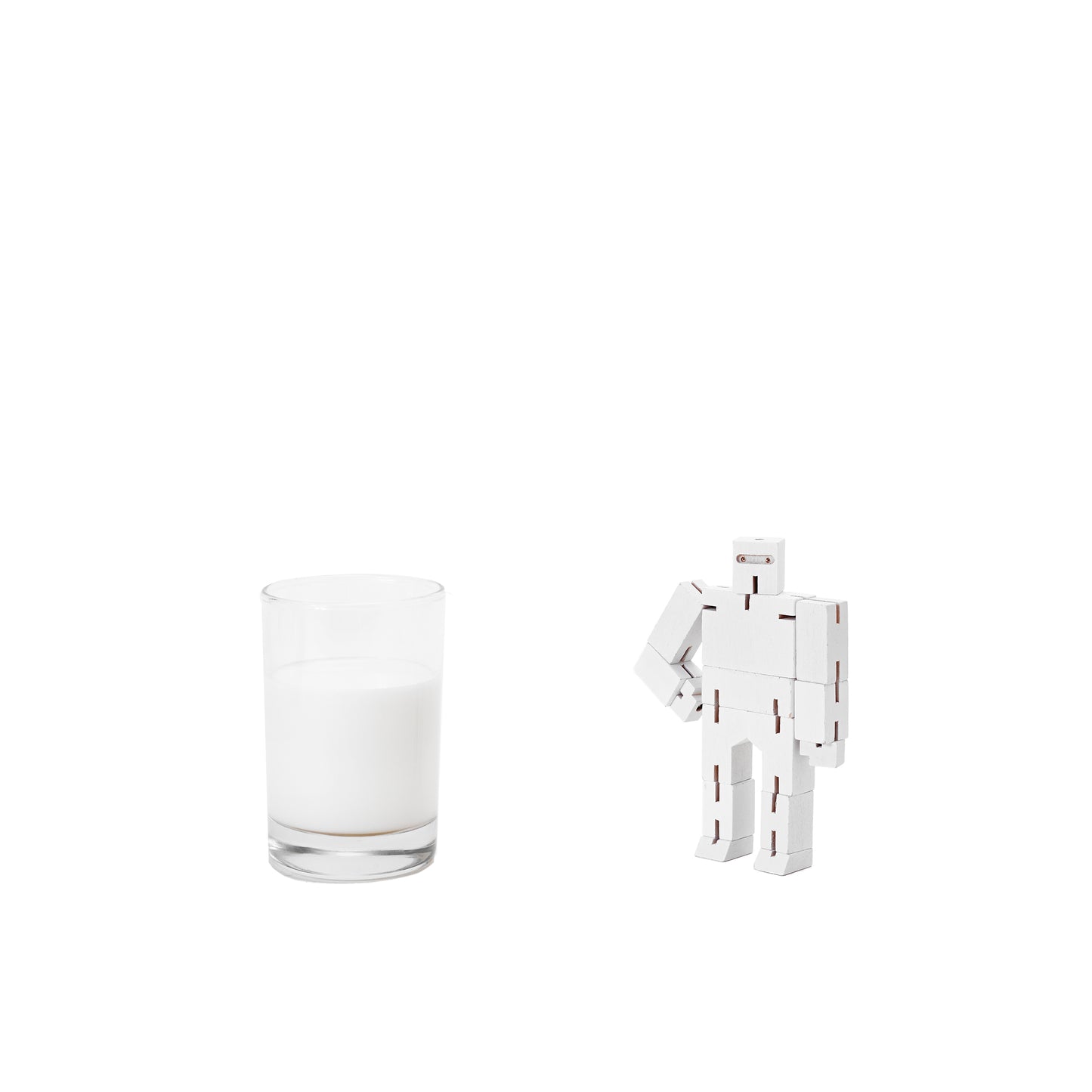 Areaware Cubebot Micro Ninja White Robot Toy Robot Toy