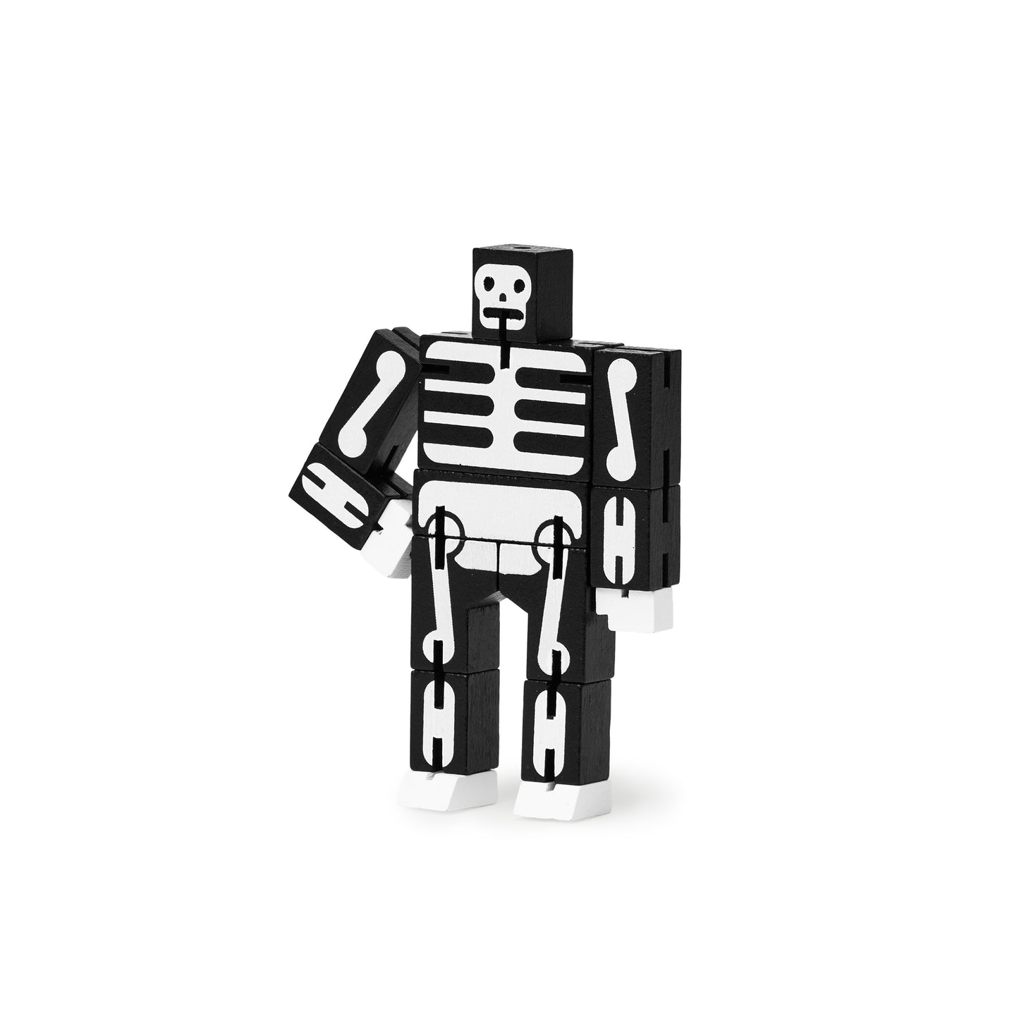 Areaware Cubebot Micro Black Skeleton Robot Toy Robot Toy