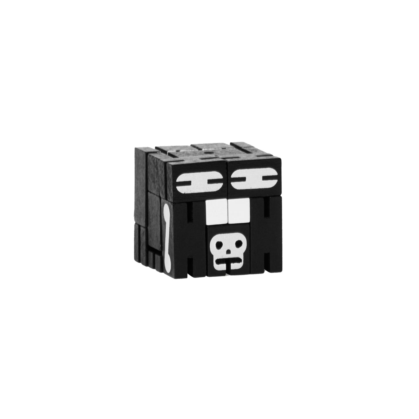 Areaware Cubebot Micro Black Skeleton Robot Toy Robot Toy