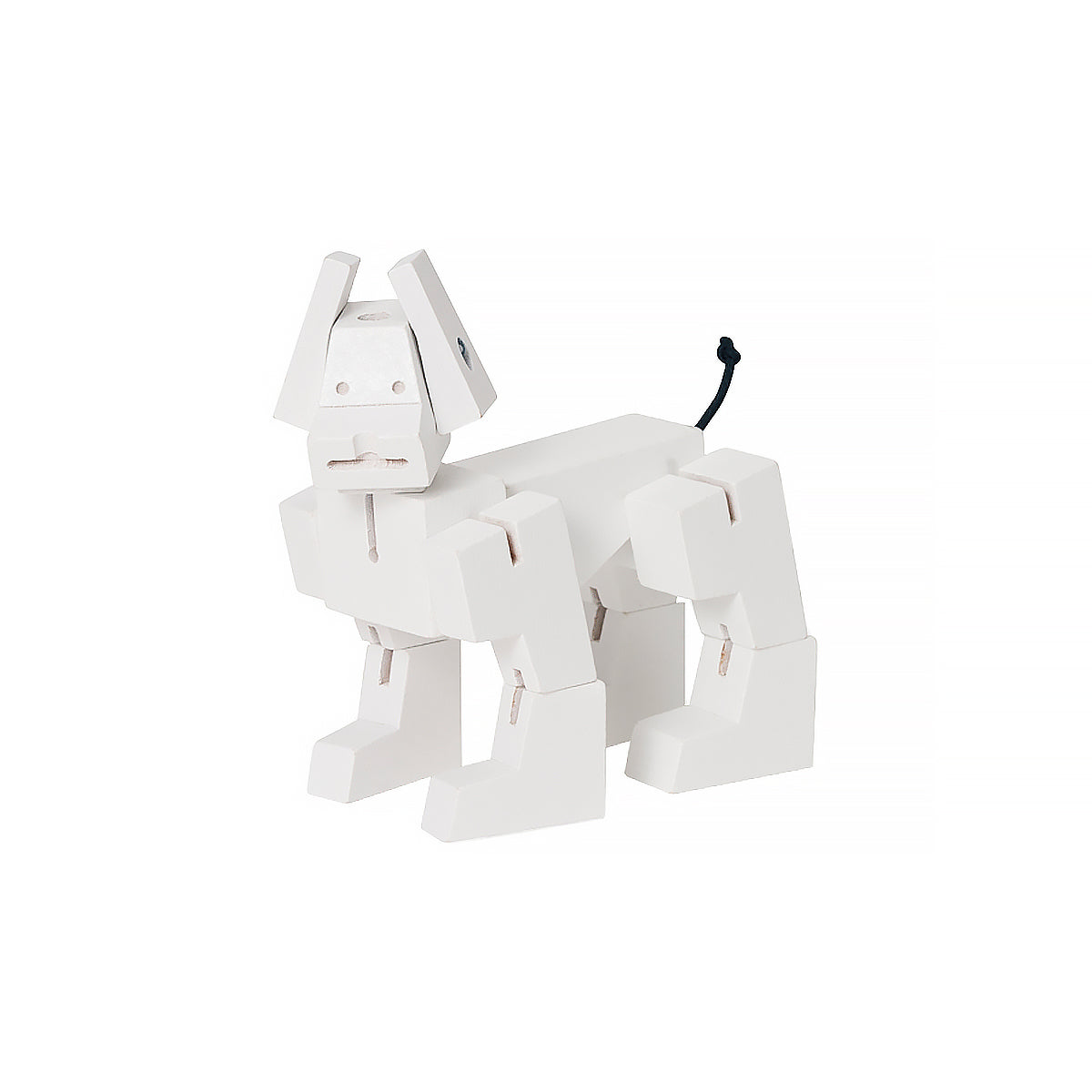 Areaware Cubebot Milo Small White Robot Toy Robot Toy