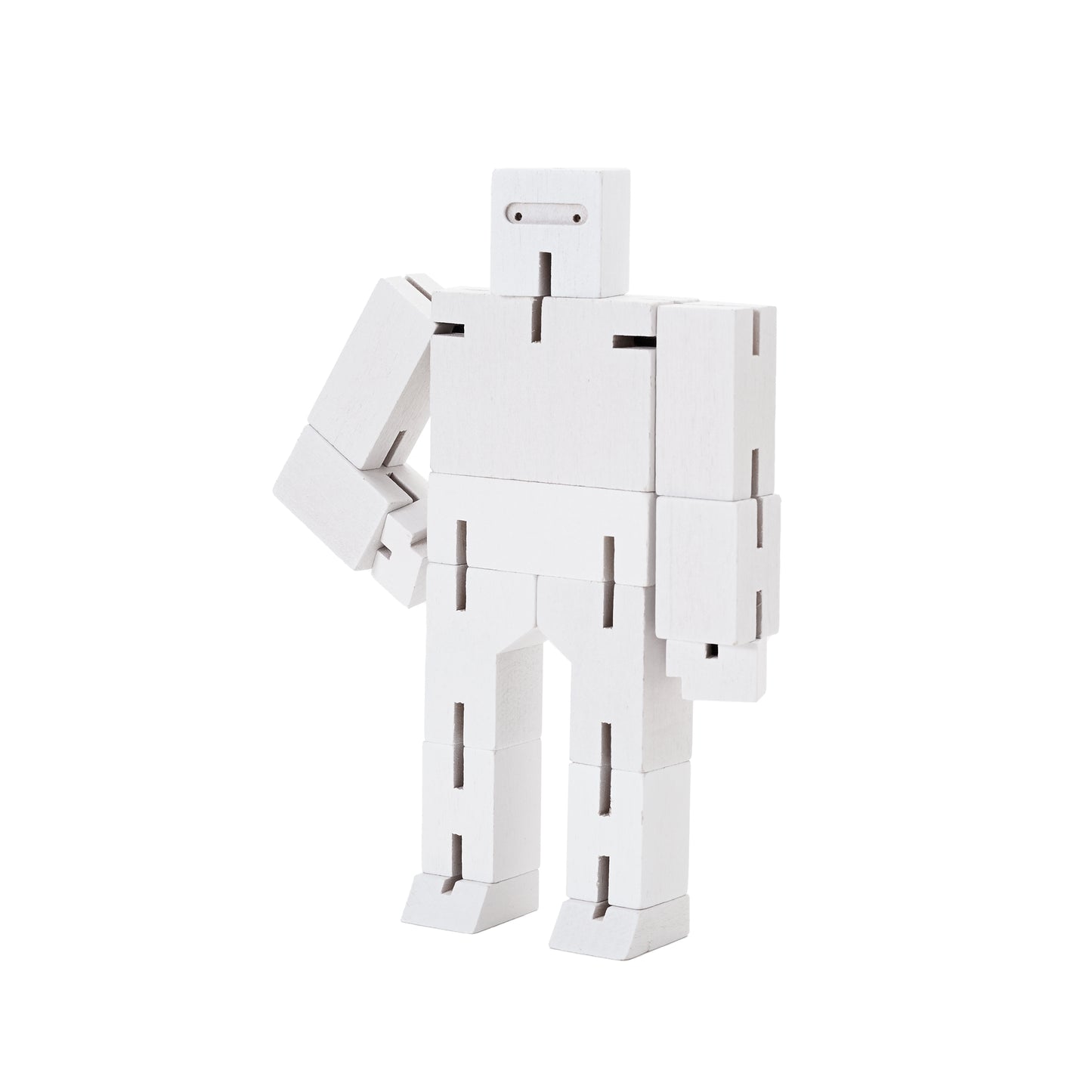 Areaware Cubebot Small Ninja White Robot Toy Robot Toy