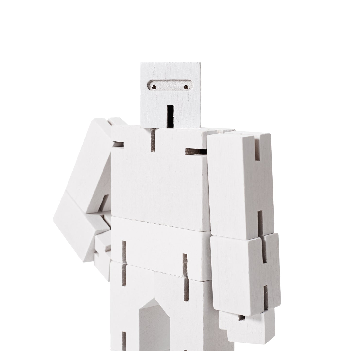 Areaware Cubebot Small Ninja White Robot Toy Robot Toy