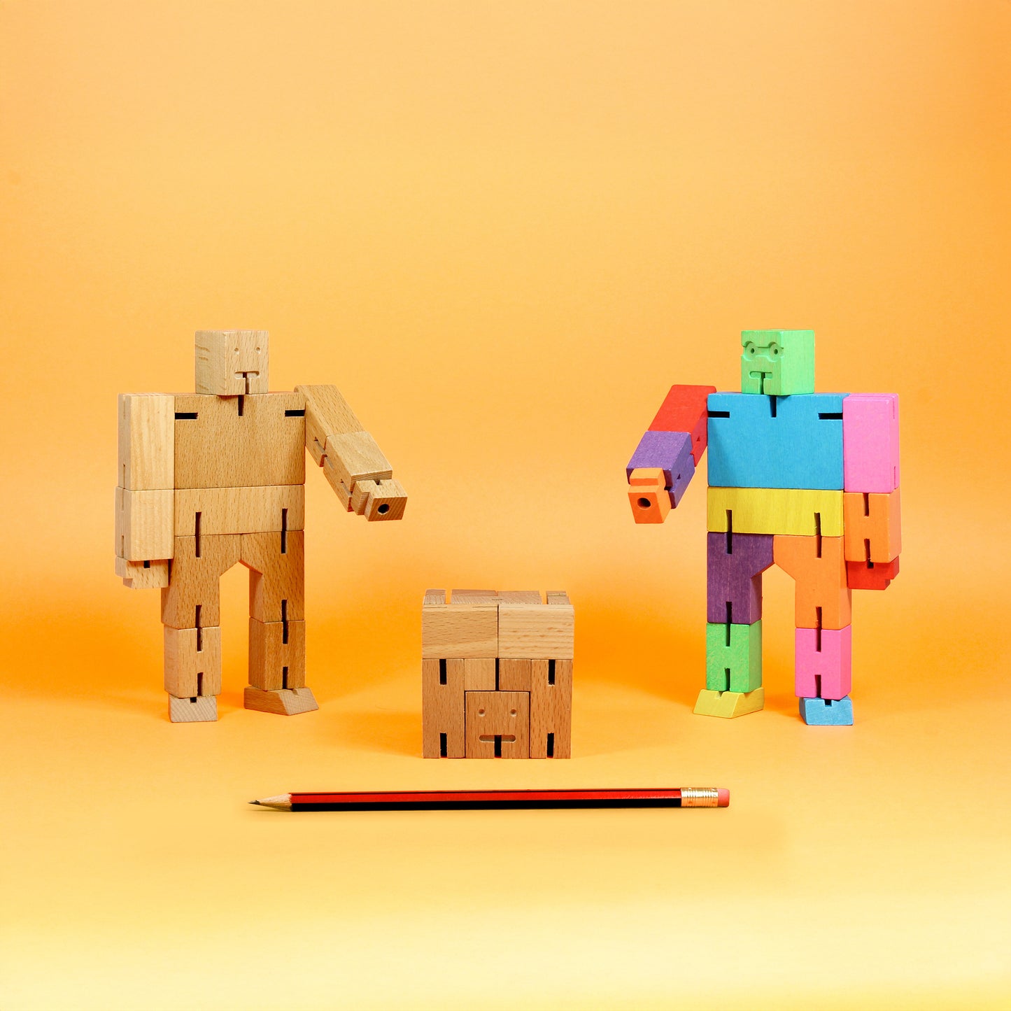 Areaware Cubebot Small Multi Robot Toy Robot Toy