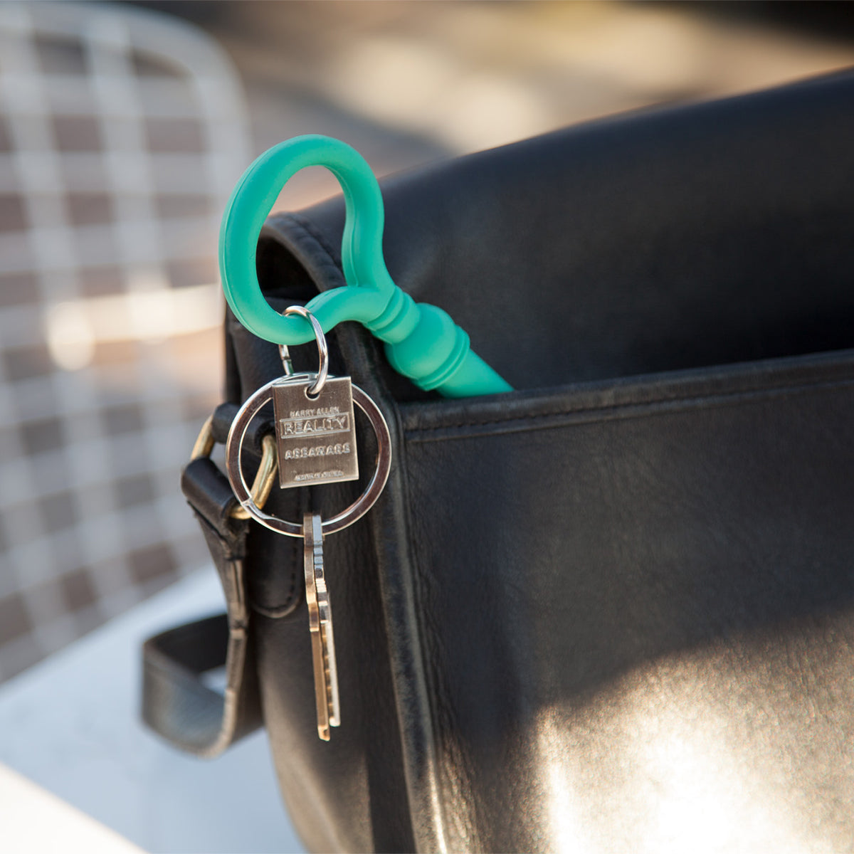 Areaware Key Keychain Teal