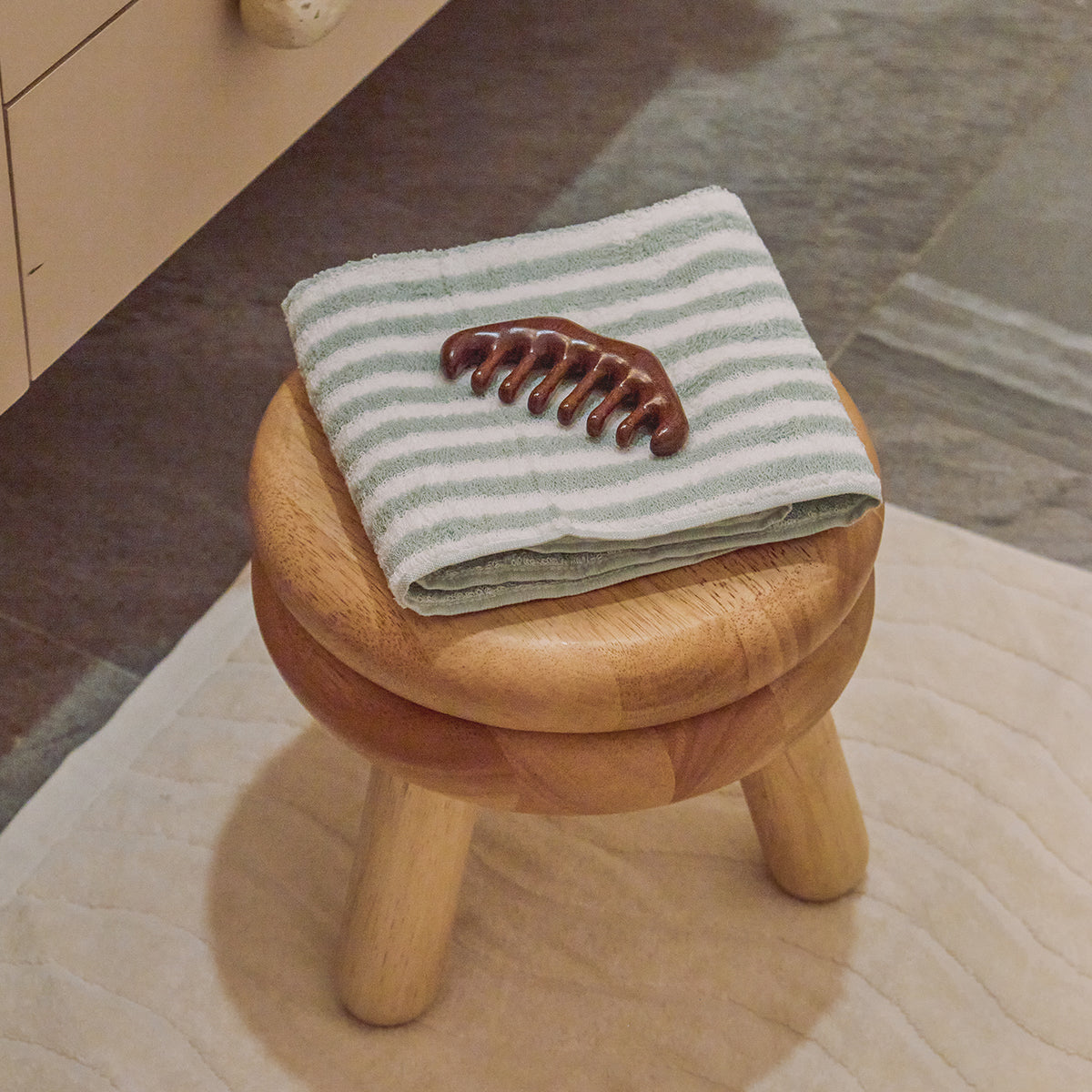 Areaware Pluma Stool Short Natural