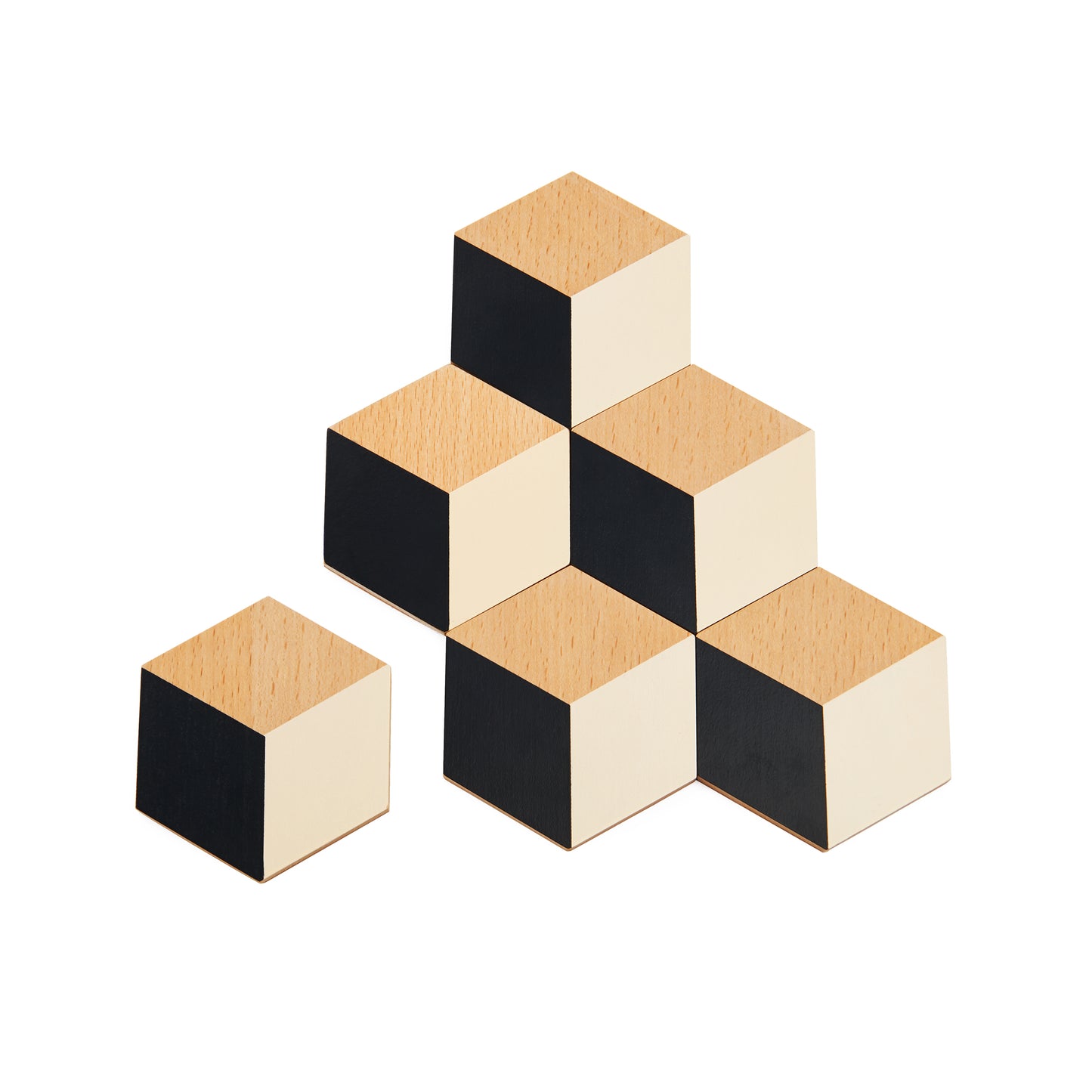 Areaware Table Tiles Coasters Black
