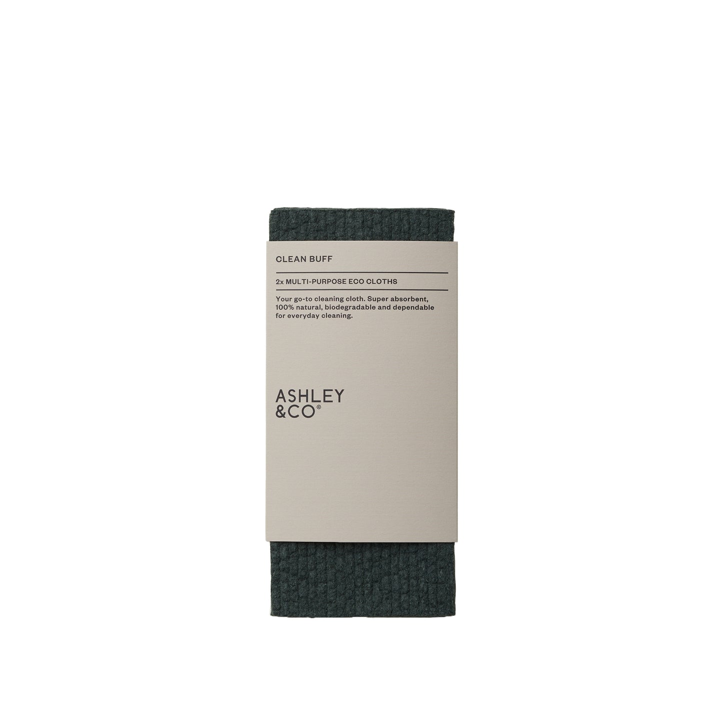 Ashley & Co Clean Buff (2 pack) Hushed Kale Kitchen Cloth Kitchen Cloth