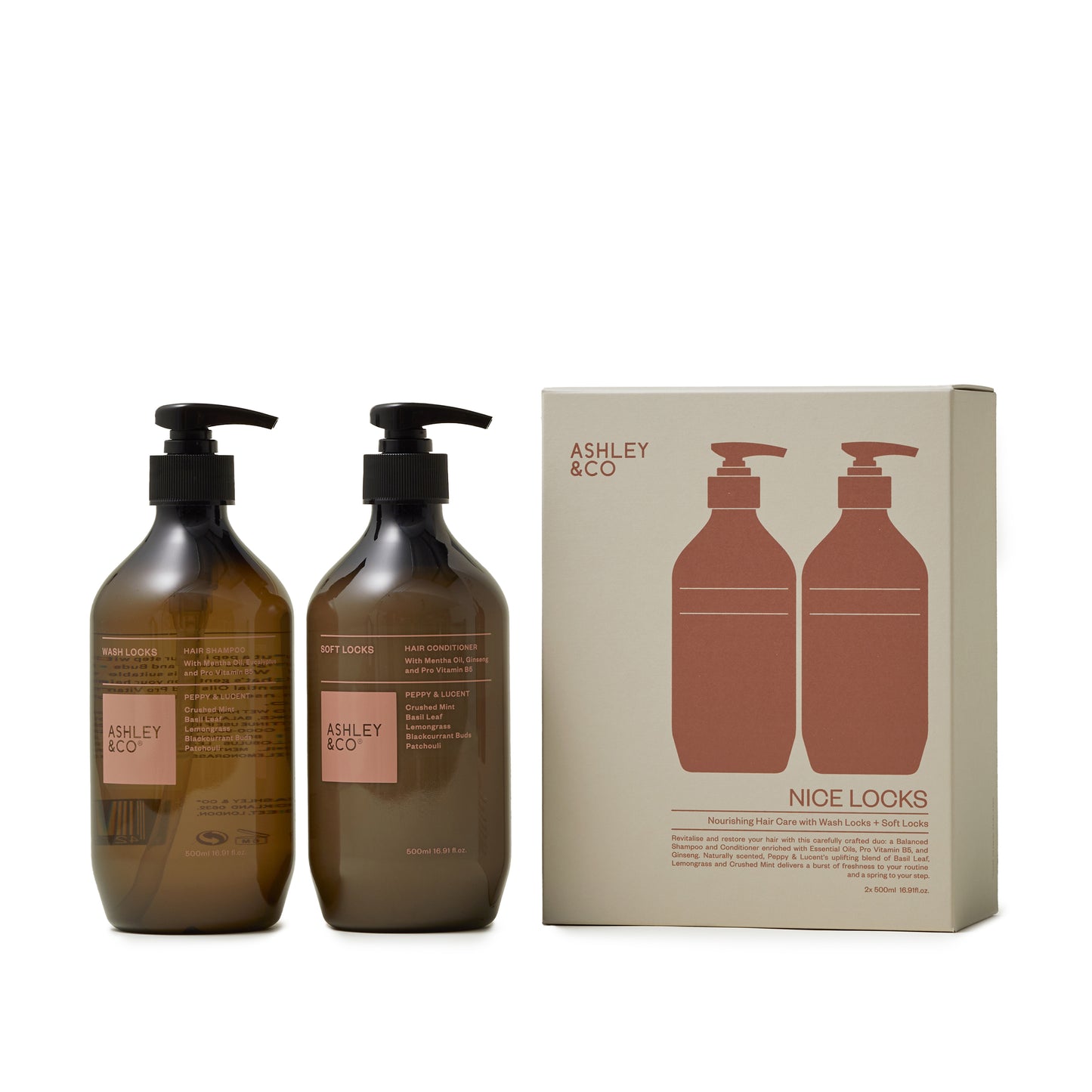 Ashley & Co Gift Set Nice Locks (Wash Locks + Soft Locks)