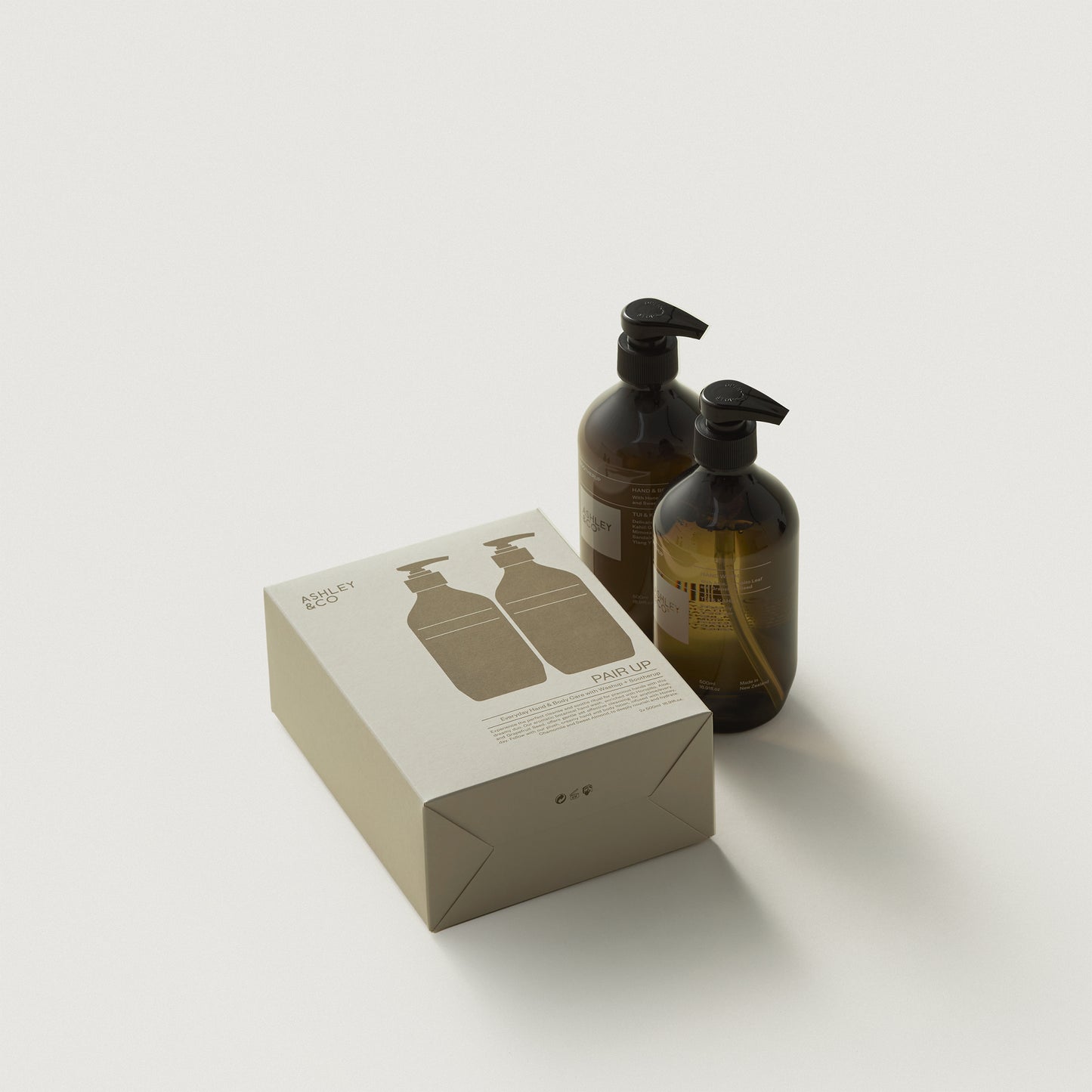 Ashley & Co Gift Set Pair Up (Sootherup + Washup) Tui & Kahili
