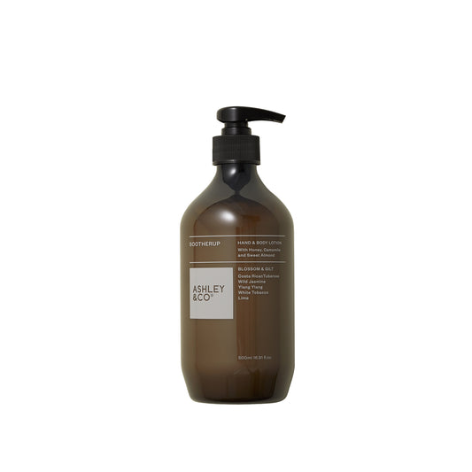 Ashley & Co Sootherup 500ml Tester Blossom & Gilt Hand & Body Lotion Hand & Body Lotion