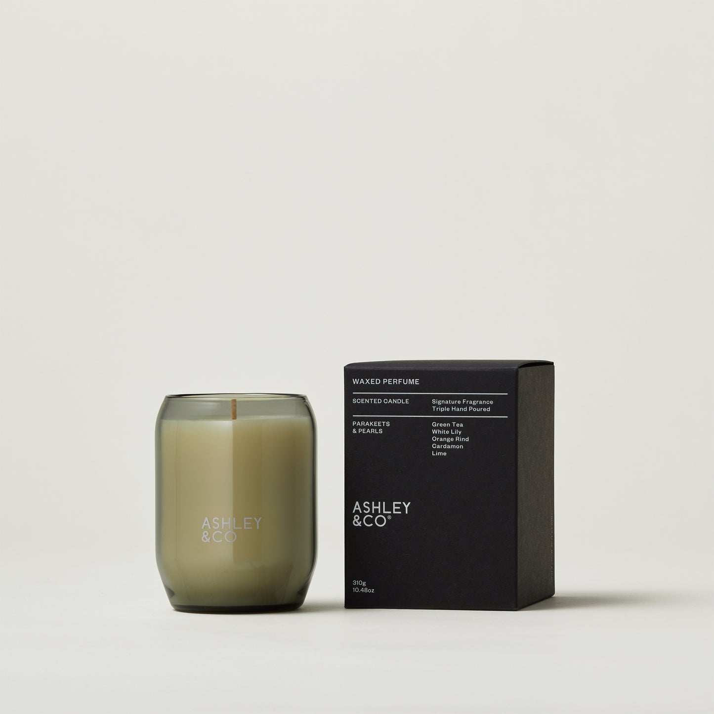 Ashley & Co Waxed Perfume 310g Parakeets & Pearls Candle Candle