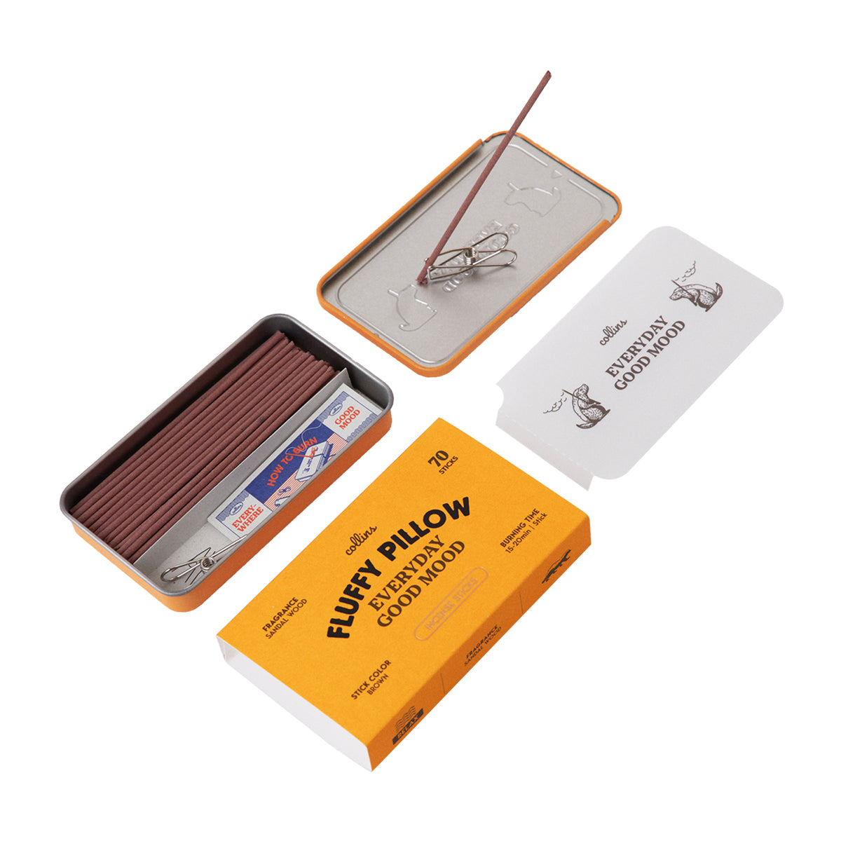 Collins Natural Incense Sticks Fluffy Pillow