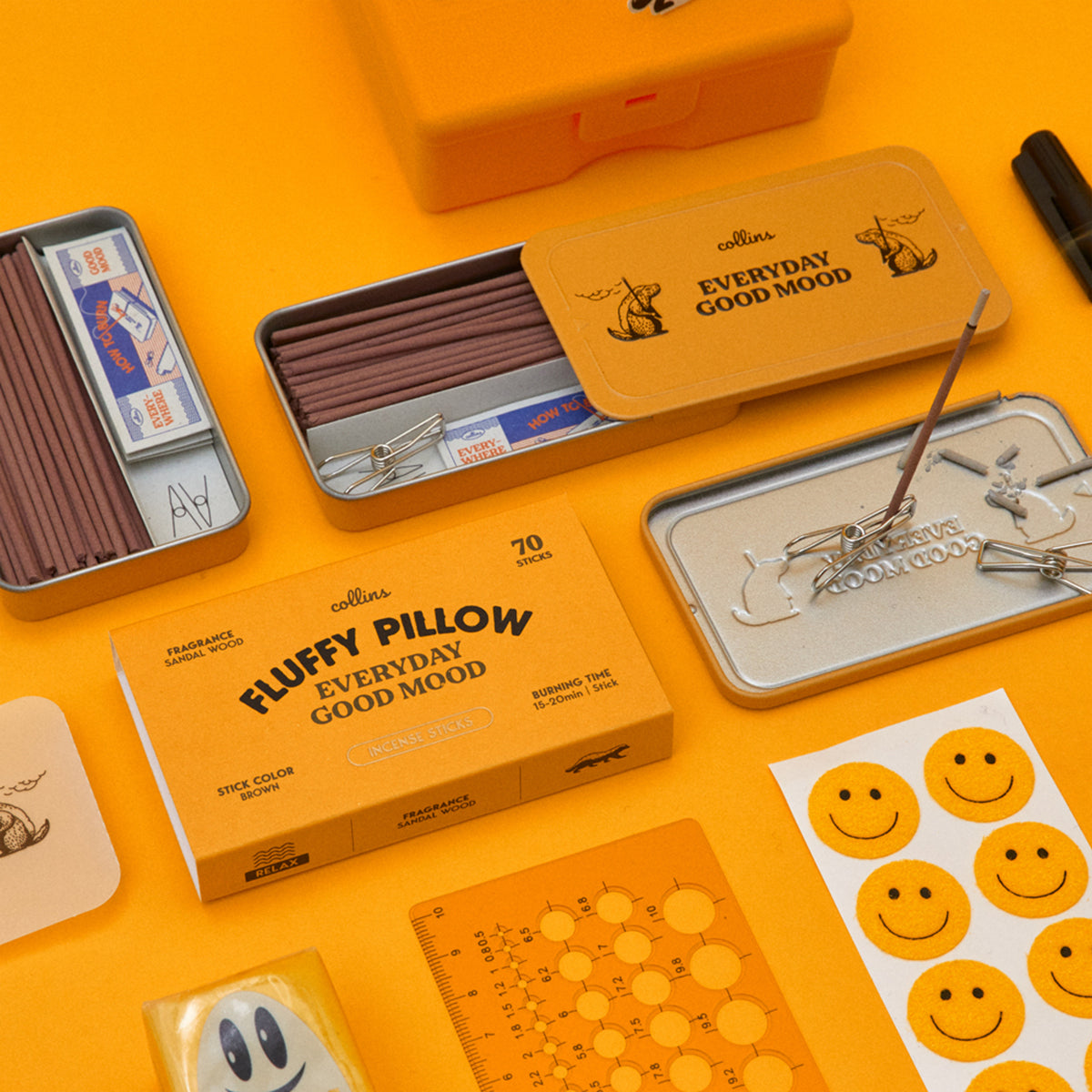 Collins Natural Incense Sticks Fluffy Pillow