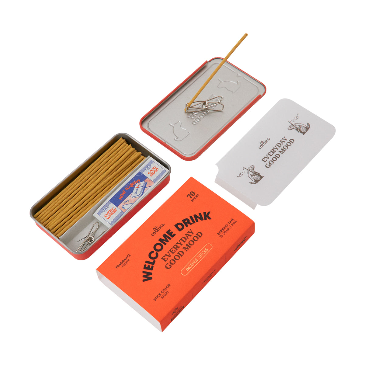 Collins Natural Incense Sticks Welcome Drink