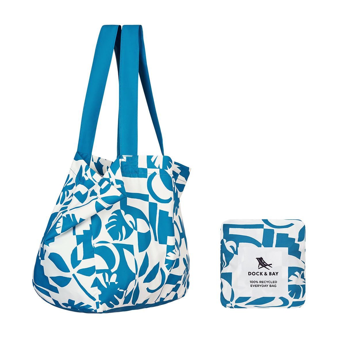 Dock & Bay Beach Tote Bag M Marine Dream 100% Recycled 100% Recycled