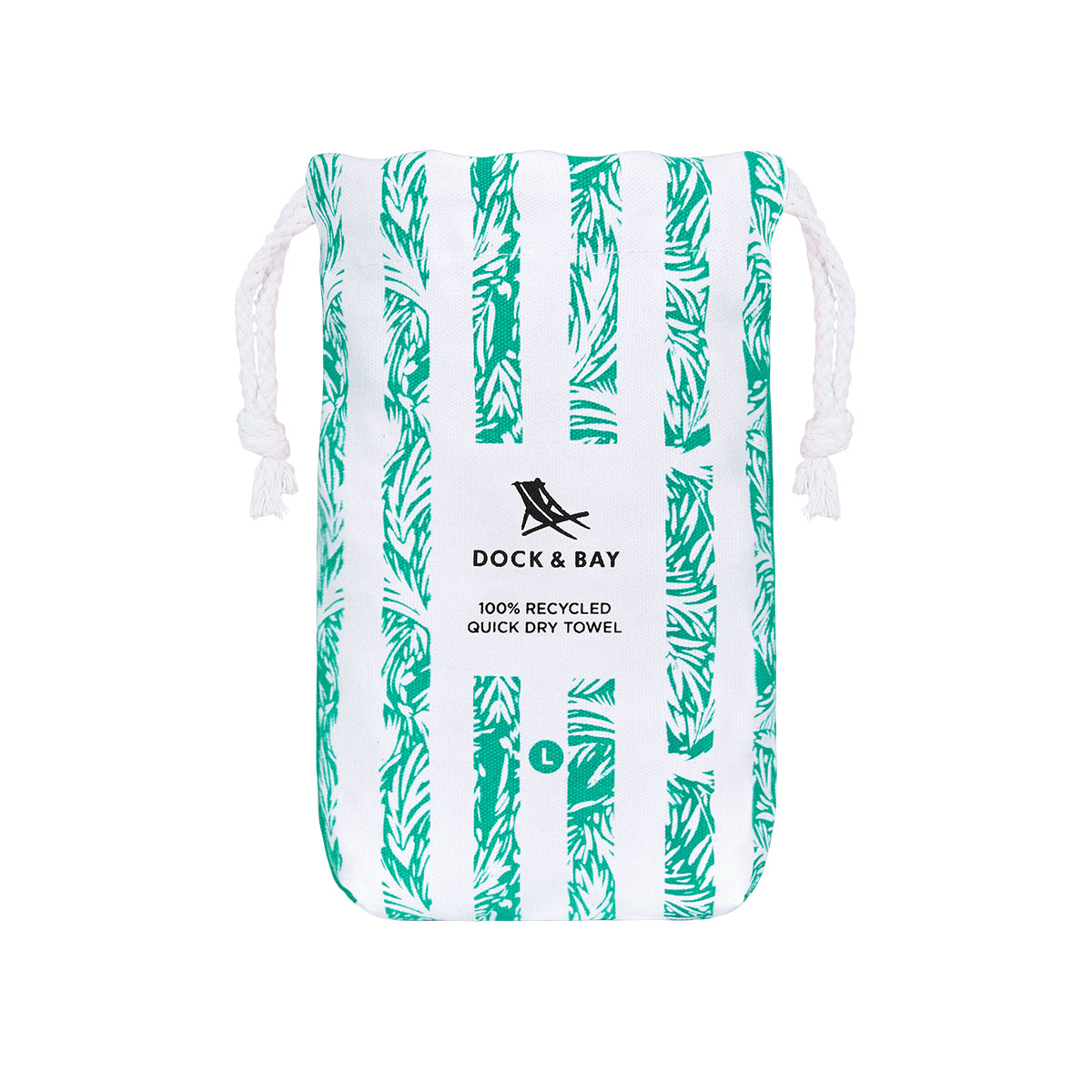 Dock & Bay Beach Towel Flower Power Collection L Palm Paradise 100% Recycled 100% Recycled