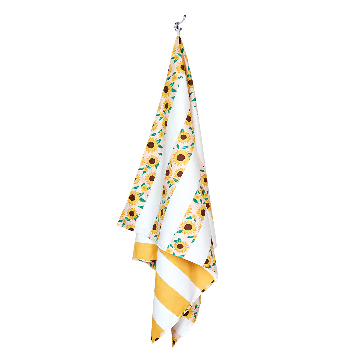 Dock & Bay Beach Towel Flower Power Collection L Sunflower Solstice 100% Recycled 100% Recycled