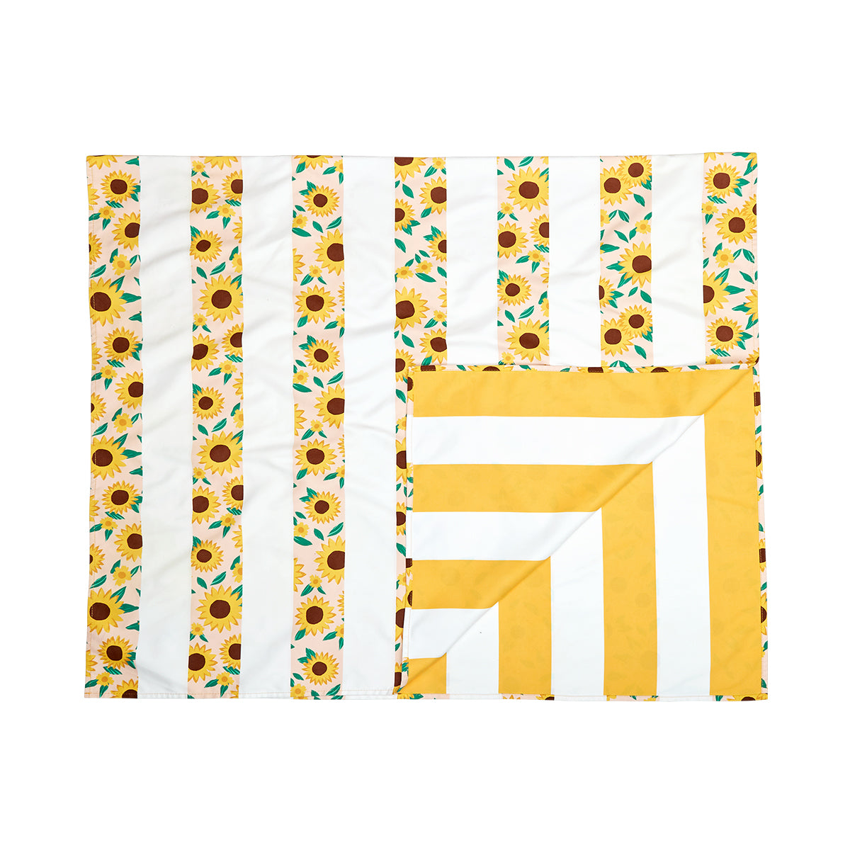 Dock & Bay Beach Towel Flower Power Collection L Sunflower Solstice 100% Recycled 100% Recycled