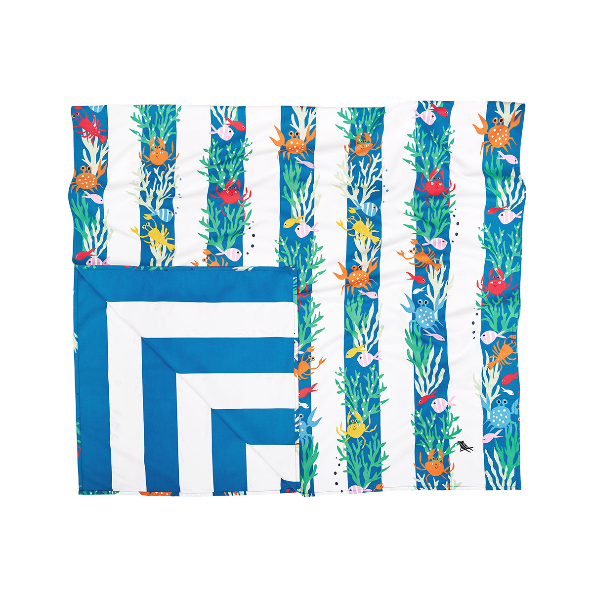 Dock & Bay Beach Towel Kids Collection M Beneath The Reef 100% Recycled 100% Recycled