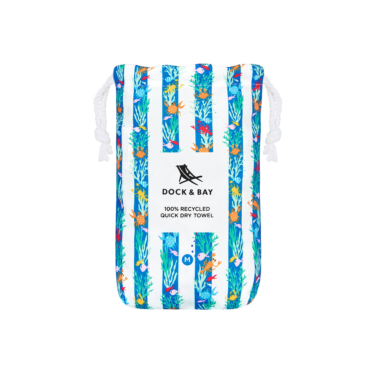 Dock & Bay Beach Towel Kids Collection M Beneath The Reef 100% Recycled 100% Recycled