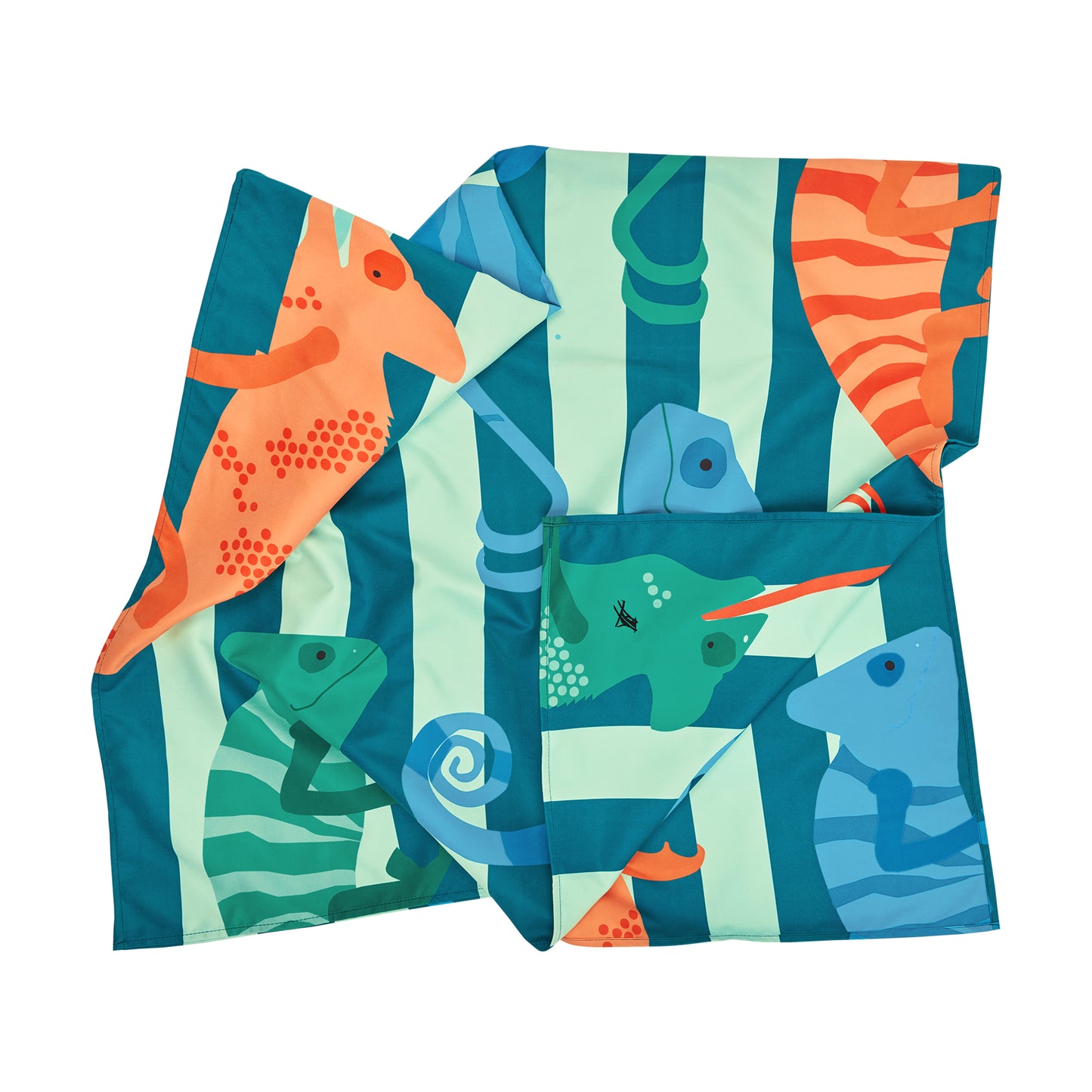 Dock & Bay Beach Towel Kids Collection M Karma Chameleon 100% Recycled 100% Recycled