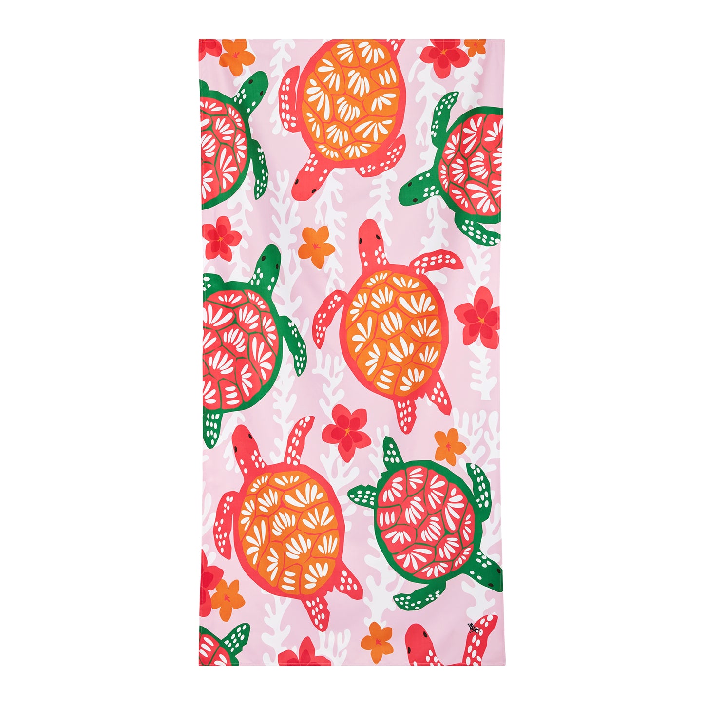 Dock & Bay Beach Towel Kids Collection M Turtley Tropical 100% Recycled 100% Recycled