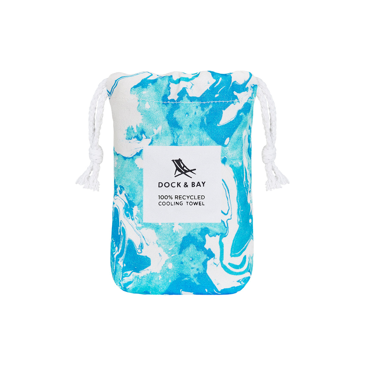 Dock & Bay Cooling Towel Marble Collection Take A Dip 100% Recycled 100% Recycled