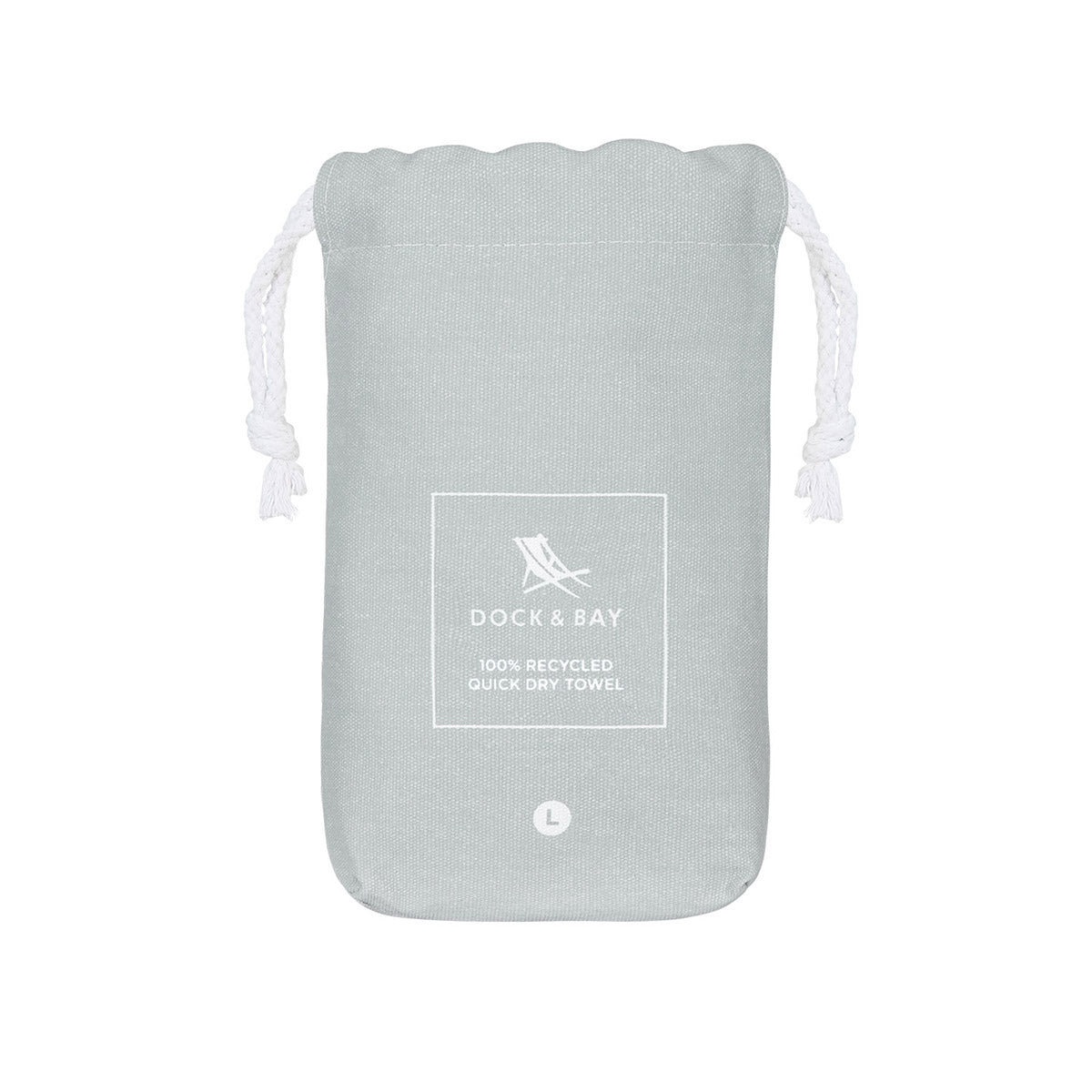 Dock & Bay Fitness Towel Essential Collection L Mountain Grey 100% Recycled 100% Recycled