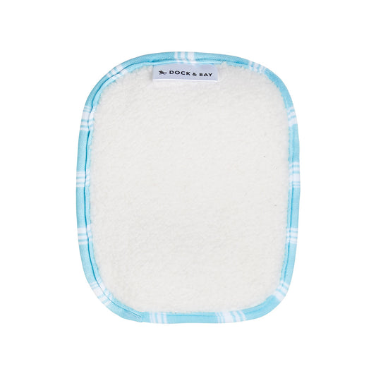 Dock & Bay Home Reusable Makeup Wipes (pk of 3) Chamomile Blue 100% Recycled 100% Recycled