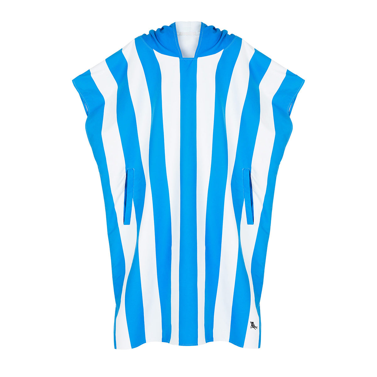 Dock & Bay Poncho Adult Cabana Collection Bondi Blue 100% Recycled 100% Recycled