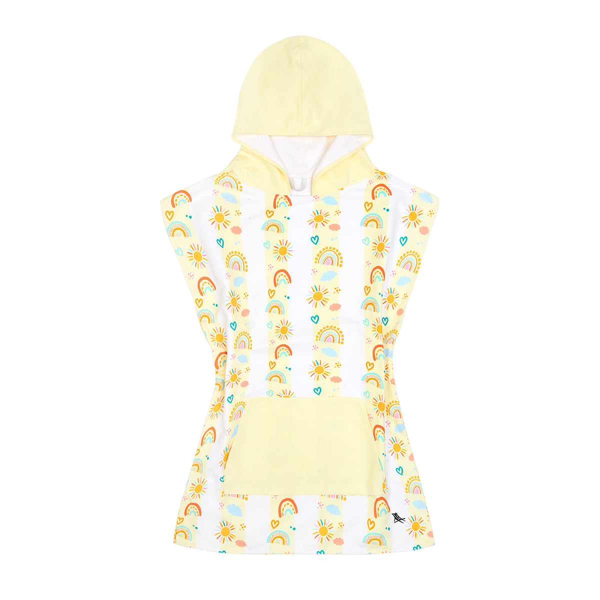 Dock & Bay Poncho Mini Patterned Collection Rainbow Road 100% Recycled 100% Recycled