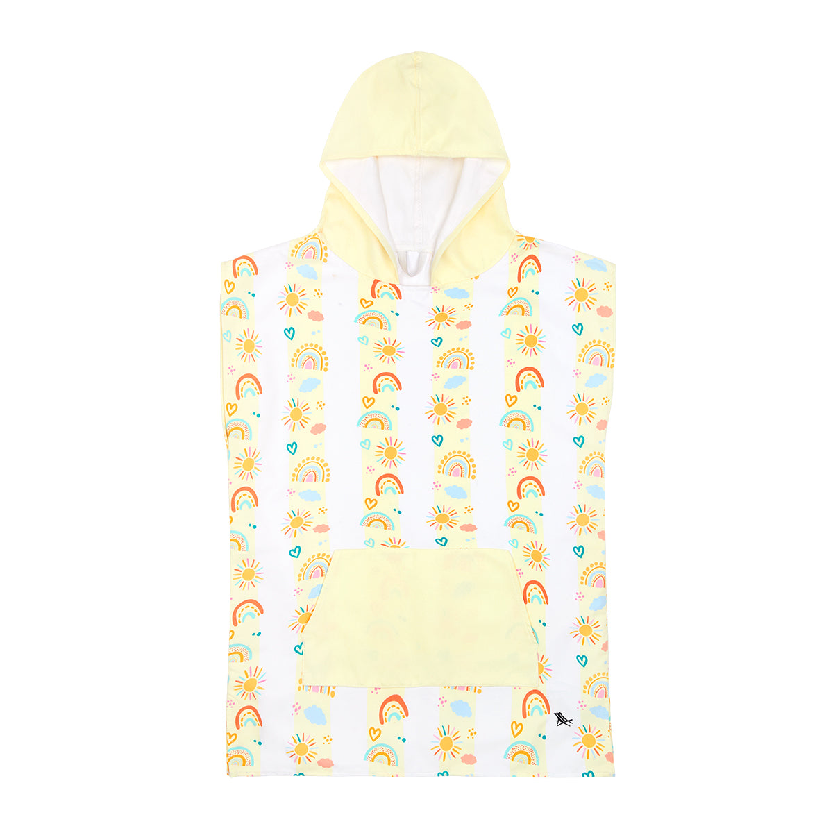 Dock & Bay Poncho Mini Patterned Collection Rainbow Road 100% Recycled 100% Recycled