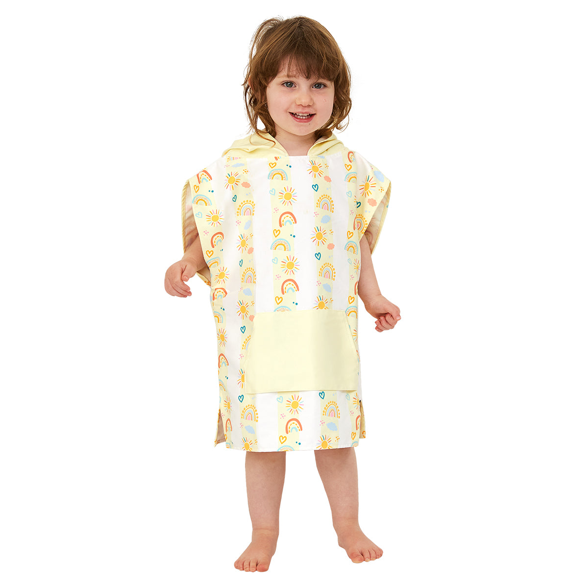 Dock & Bay Poncho Mini Patterned Collection Rainbow Road 100% Recycled 100% Recycled